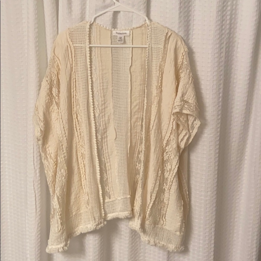Cream Kimono top